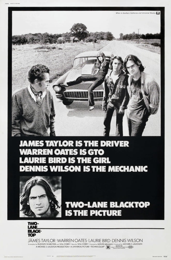 Two-Lane Blacktop U Canvas Art - (24 x 36)