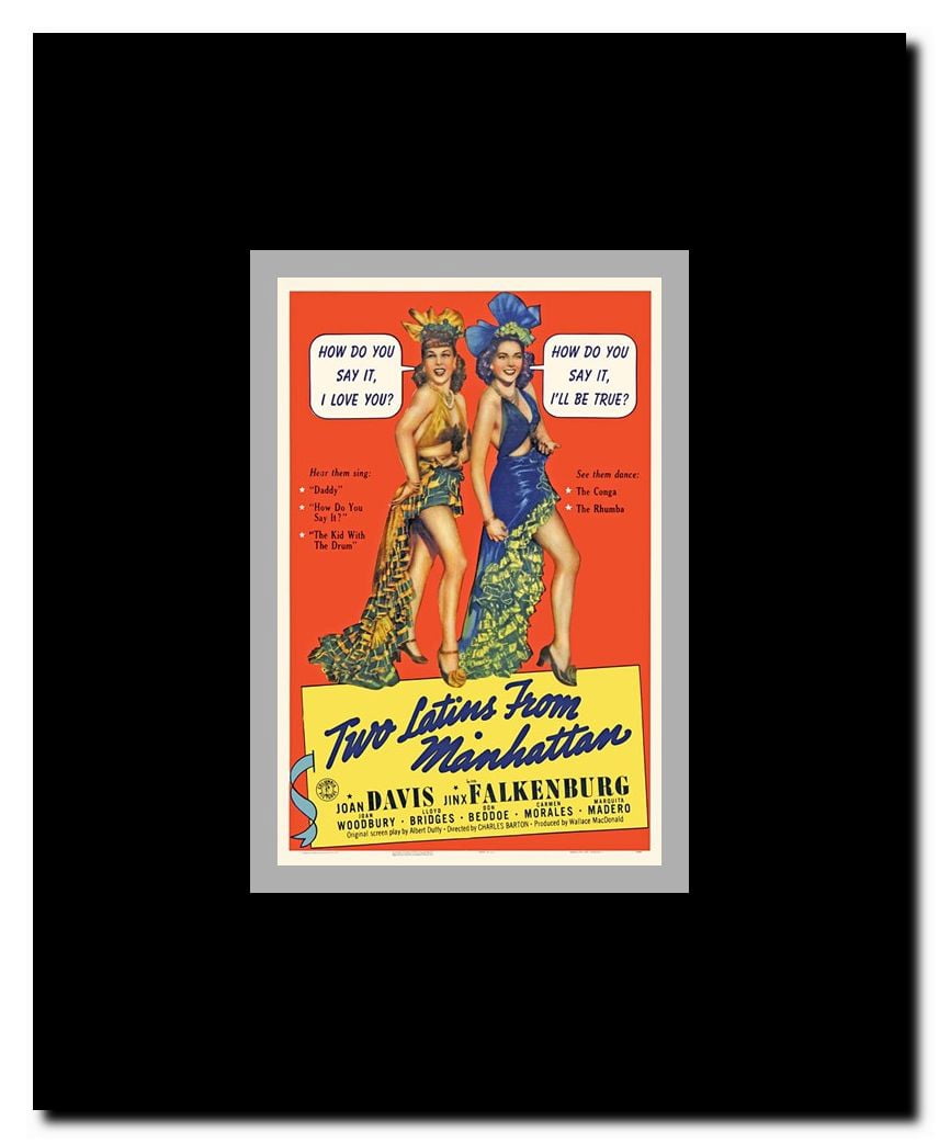 Two Latins from Manhattan Framed Movie Poster