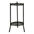 thumbnail image 1 of Two-Layer Metal Plant Stand Plant Holder for Indoor Outdoor Decor B, 1 of 7