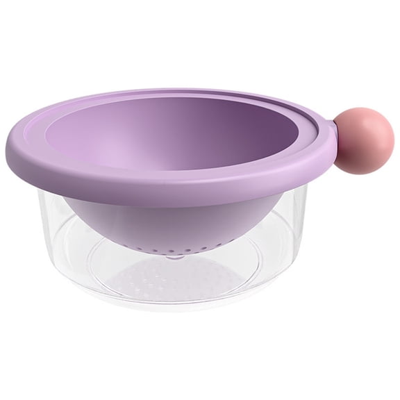 Two Layer Vibranted Strainer Container Dishwasher Safe Fruit Veggies Washing