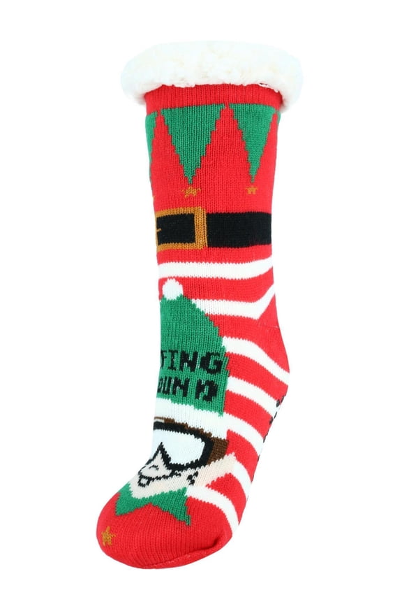 Super Soft Novelty Plush Lining Slipper Socks