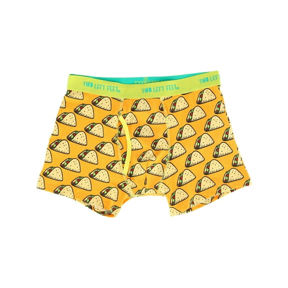 Two Left Feet Taco Print Boxer Briefs (Men's)