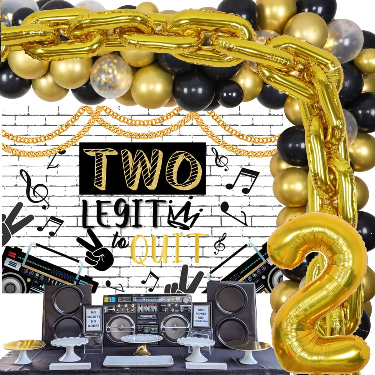 Roaring 20's - 1920s Art Deco Jazz Party Hanging Decor - Party Decoration  Swirls - Set of 40