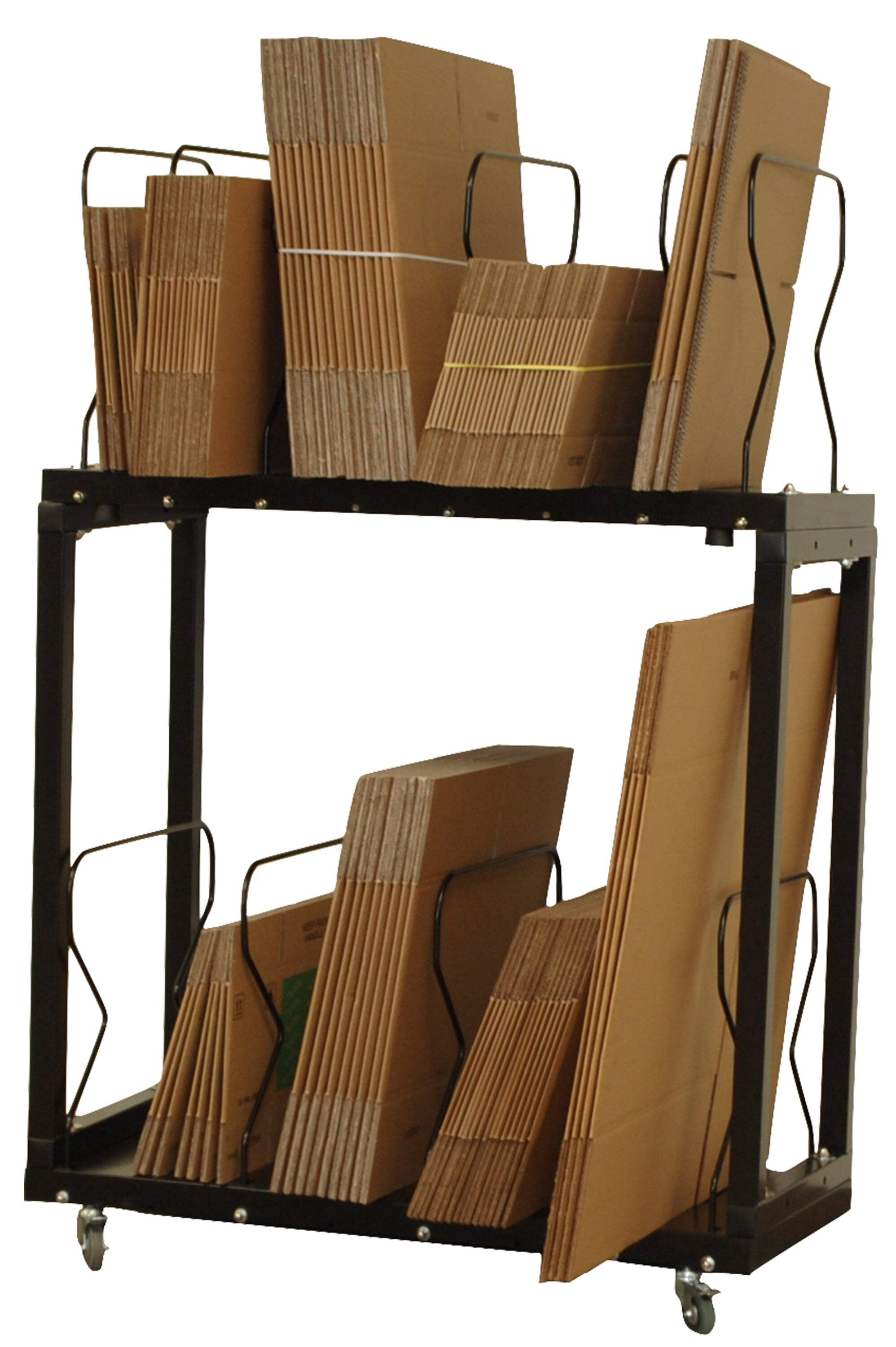 Two-Level Carton Stand - Adjustable Box Storage - Made in USA - EP-5815 ...