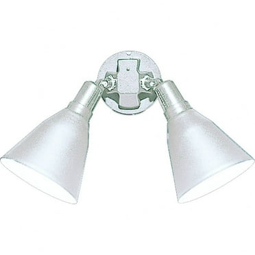Two-Light Adjustable Swivel Flood Light