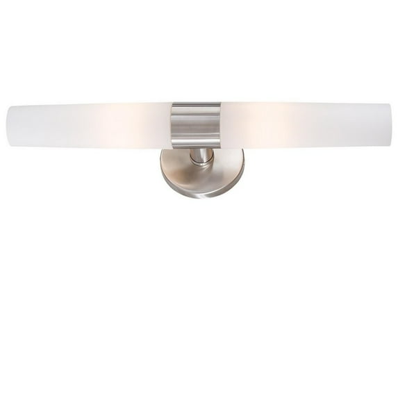 George Kovacs 2-Light 60W Bathroom Vanity Light P5042-144 Steel Modern Fixture