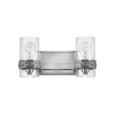 Two Light Bath Vanity In Traditional-Coastal Style 14 Inches Wide By 7 Inches High Hinkley Lighting 5512Pn