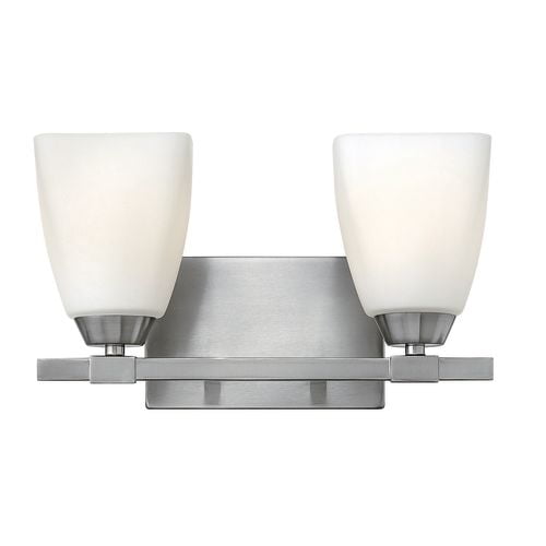 Hinkley Lighting 51352BN Jordan 2 Light Bathroom Lighting in Brushed Nickel,