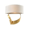 thumbnail image 1 of 312420-Allegri Lighting-Avalon - Two Light Left Wall Bracket   Roman Gold Finish with White Opal Glass, 1 of 3