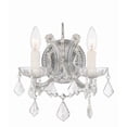 thumbnail image 1 of 4472-CH-CL-MWP Crystorama Lighting Maria Theresa - Two Light Wall Sconce in Classic Style - 10.5 Inches Wide by 12.5 Inches High-Polished Chrome, 1 of 7