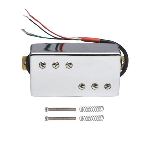 Two Line 3+3 Brass Cover Guitar Humbucker Pickup Double Coil Humbucker Pickup