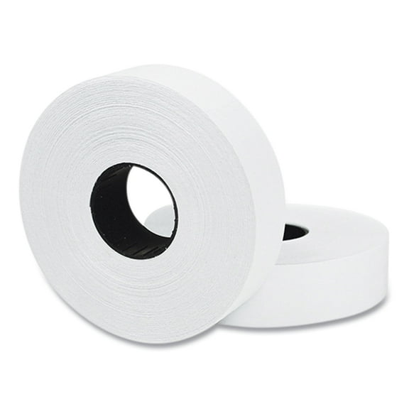 Two-Line Pricemarker Labels, White, 1,750 Labels/Roll, 2 Rolls/Pack | Bundle of 10 Packs