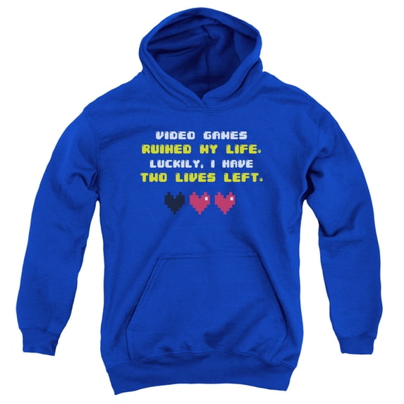 - Two Lives Left - Youth Hooded Sweatshirt - X-Large
