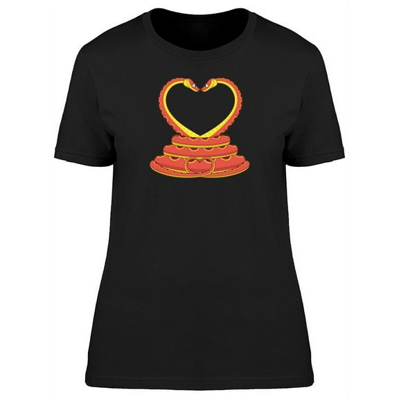 Two Lovely Snakes T-Shirt Women -Image by Shutterstock, Female Small