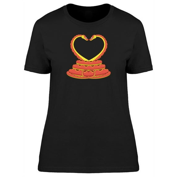 Two Lovely Snakes T-Shirt Women -Image by Shutterstock, Female Small