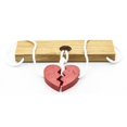 thumbnail image 1 of Two Lovers Heart (Large) - String Wooden Puzzle, 1 of 2