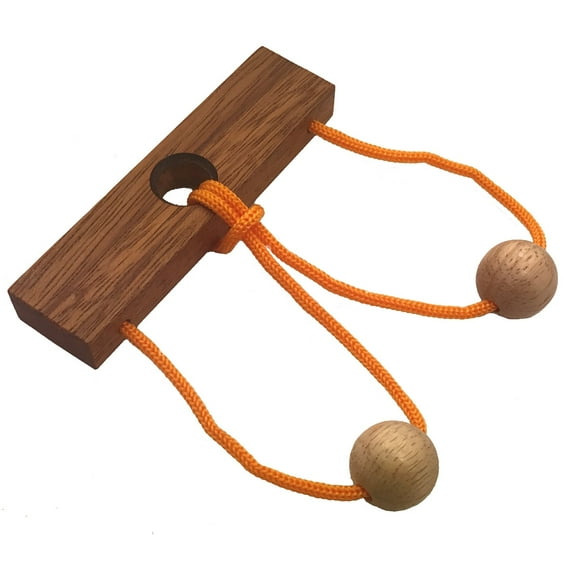 Two Lovers String - Brain Teaser Wood Puzzle