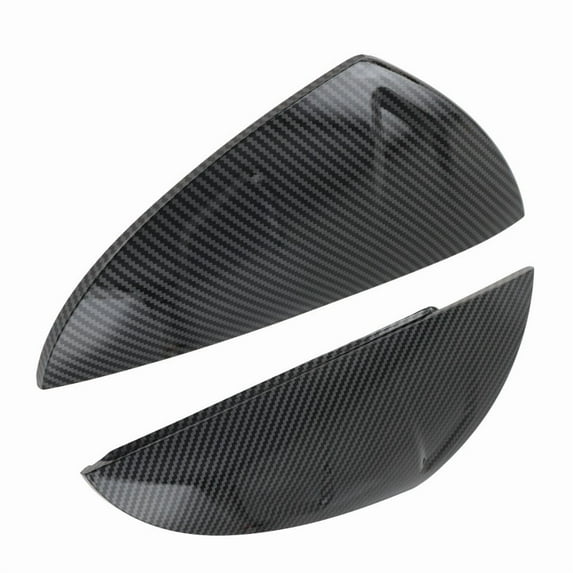 Two M Style Carbon Fiber Texture Mirror Cover Caps for 2021-2024 Lexus IS300