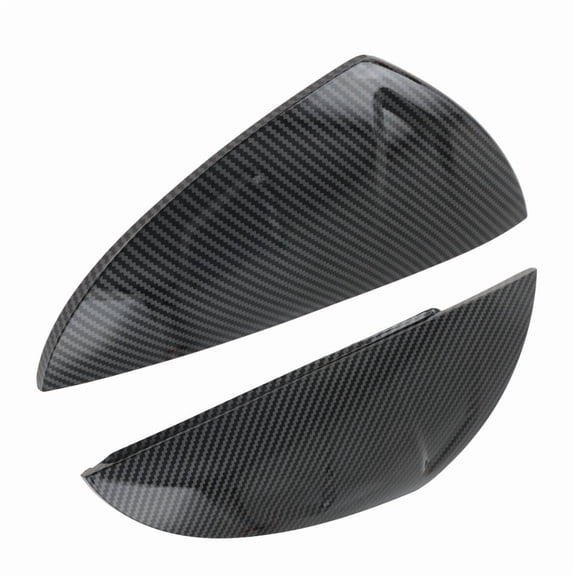 Two M Style Carbon Fiber Texture Mirror Cover Caps for 2021-2024 Lexus IS300