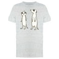 thumbnail image 1 of Two Meerkats Cartoon Tee Men's -Image by Shutterstock, 1 of 2