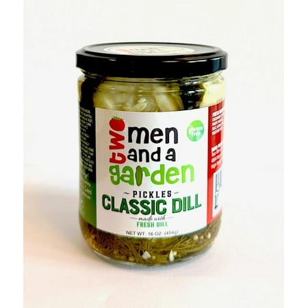 Two Men and A Garden, Sliced Dill Pickles, 16oz (454 g.), 1 Count