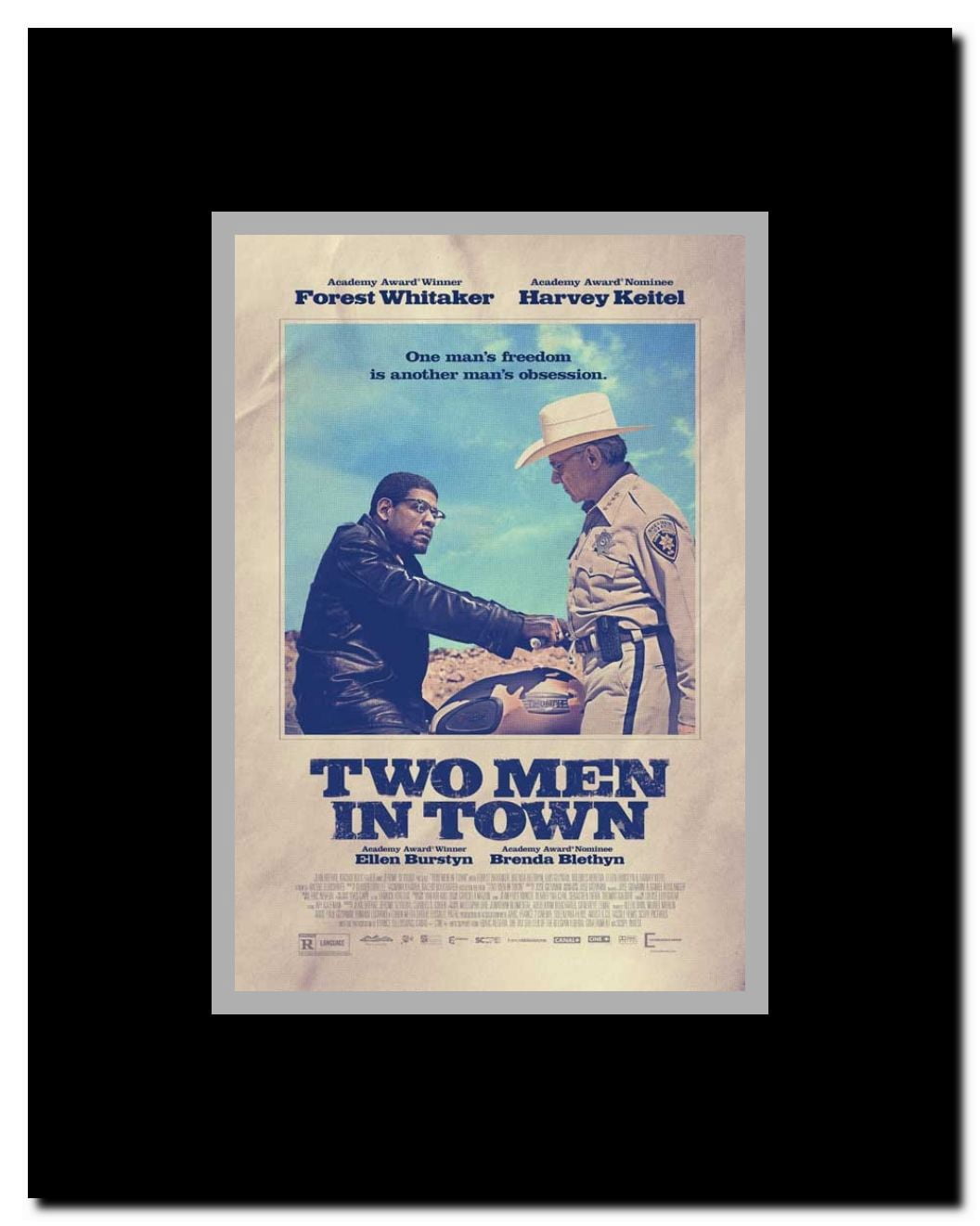 Two Men in Town Framed Movie Poster