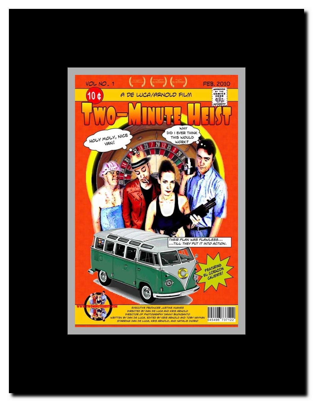 Two-Minute Heist Framed Movie Poster