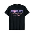 thumbnail image 1 of Two The Moon Mommy Of the Birthday Girl Astronaut Family T-Shirt 180G 100% Cotton Printed Round Neck Short-Sleeve T-Shirt, New Year Gifts for Men Dad Husband Grandpa, S-XXXL, Black, 1 of 8