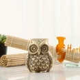 thumbnail image 1 of Two Moustaches Vintage Brass Owl Showpiece Home Decor, 1 of 5