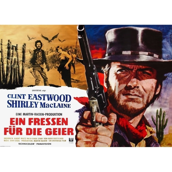 Two Mules For Sister Sara Movie Poster Masterprint