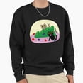 thumbnail image 1 of Two Naughty Cats Christmas Tree Disaster Funny Retro Holiday Graphic Unisex Sweatshirt G12588, Up to Size 5XL, 1 of 2
