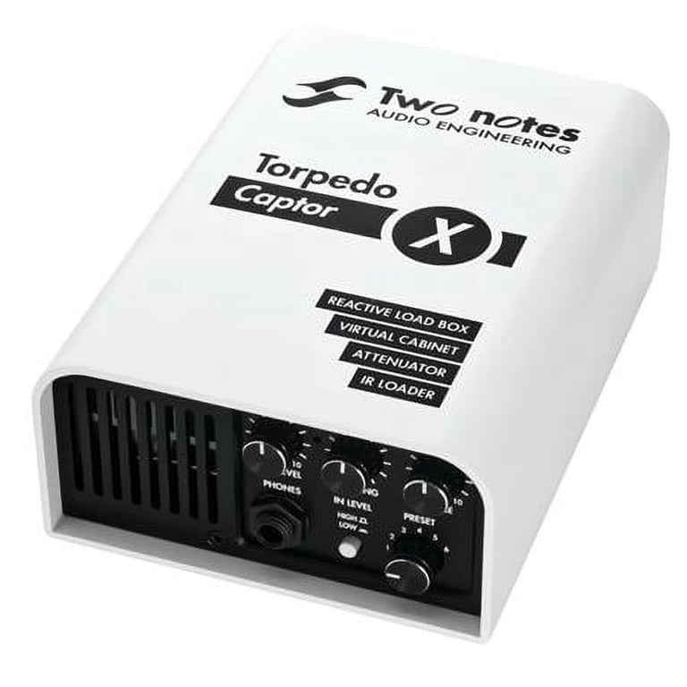 Two Notes Torpedo Captor 16ω Two Notes AUDIO ENGINEERING Torpedo Captor X White 16 Ohm | Guitar