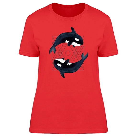 Two Orcas T-Shirt Men -Image by Shutterstock, Male Medium