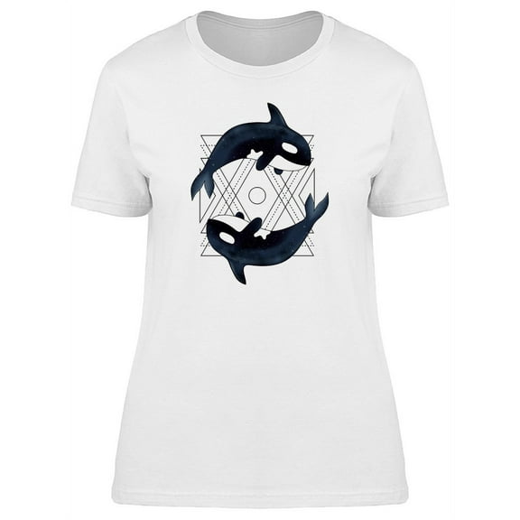 Two Orcas T-Shirt Men -Image by Shutterstock, Male x-Large
