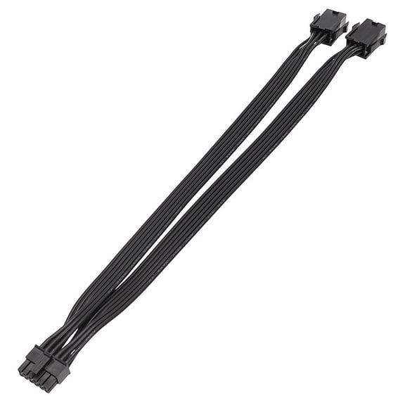 Two PCIe 6Pin Female to 12Pin Male GPU Power Adapter Cable for RTX30 Series RTX3070 RTX3090 GPU 6Pin
