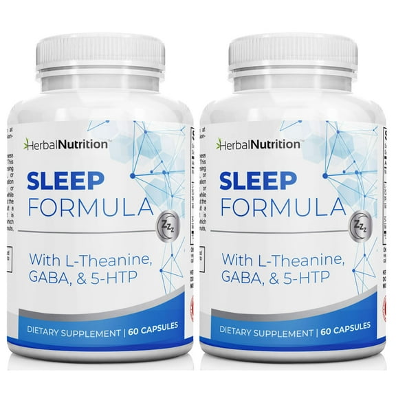 Two Pack - Sleep Formula a Sleep Support Supplement Multi-Ingredient Melatonin, GABA, L-Theanine and More