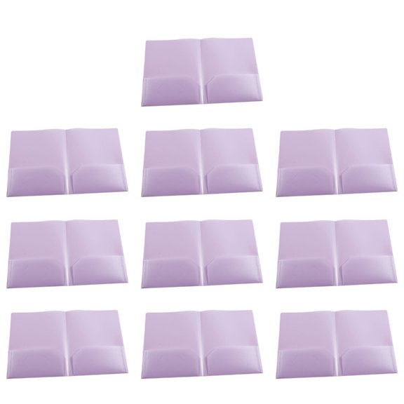 Two-Page File Folders Lightweight Plastic Plastic Document Organizers For Office Business Scheme Office Supply Accessory