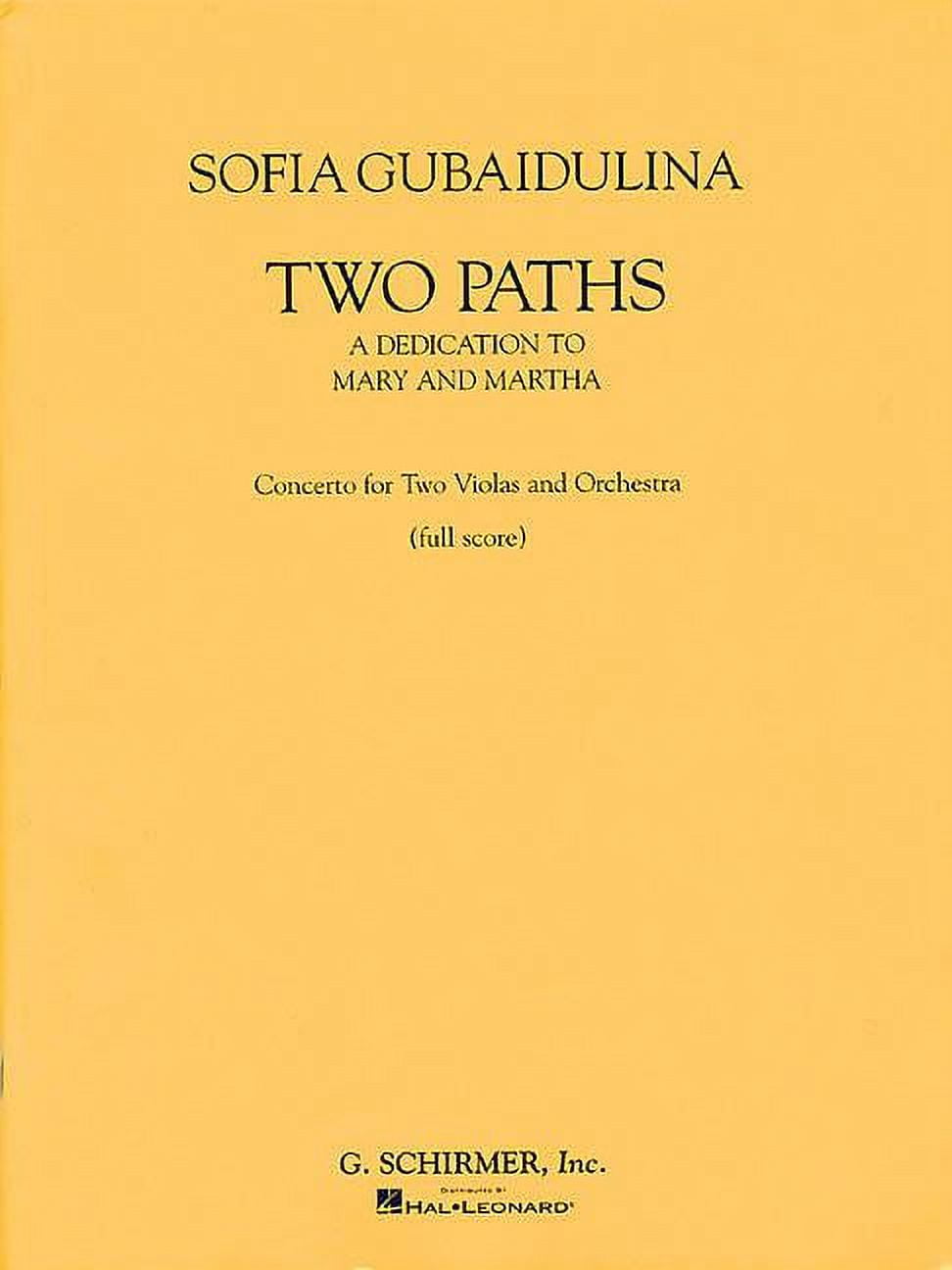 Two Paths - Concerto for Two Violas and Orchestra: Full Score (Paperback)