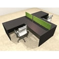 thumbnail image 1 of Two Person Modern Accoustic Divider Office Workstation Desk Set, #OT-SUL-SPRA44, 1 of 2