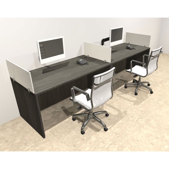 Two Person Modern Divider Office Workstation Desk Set, #OT-SUL-SP65