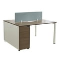 thumbnail image 1 of Two Person Modern Divider Office Workstation Desk, 1 of 1