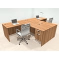 thumbnail image 1 of Two Person Modern Office Workstation Desk Set, #OT-SUL-SPN53, 1 of 2