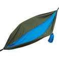Two Person Parachute Camping Hammock with Nautical Grade Tree Ropes