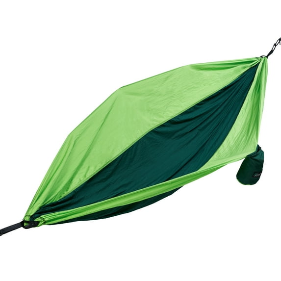 Two Person Parachute Camping Hammock with Nautical Grade Tree Ropes