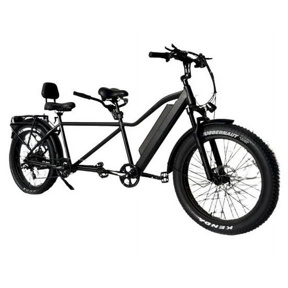 Two Person Tandem Bike with Alloy Lockout Fork | Fat Tire Electric Bicycle