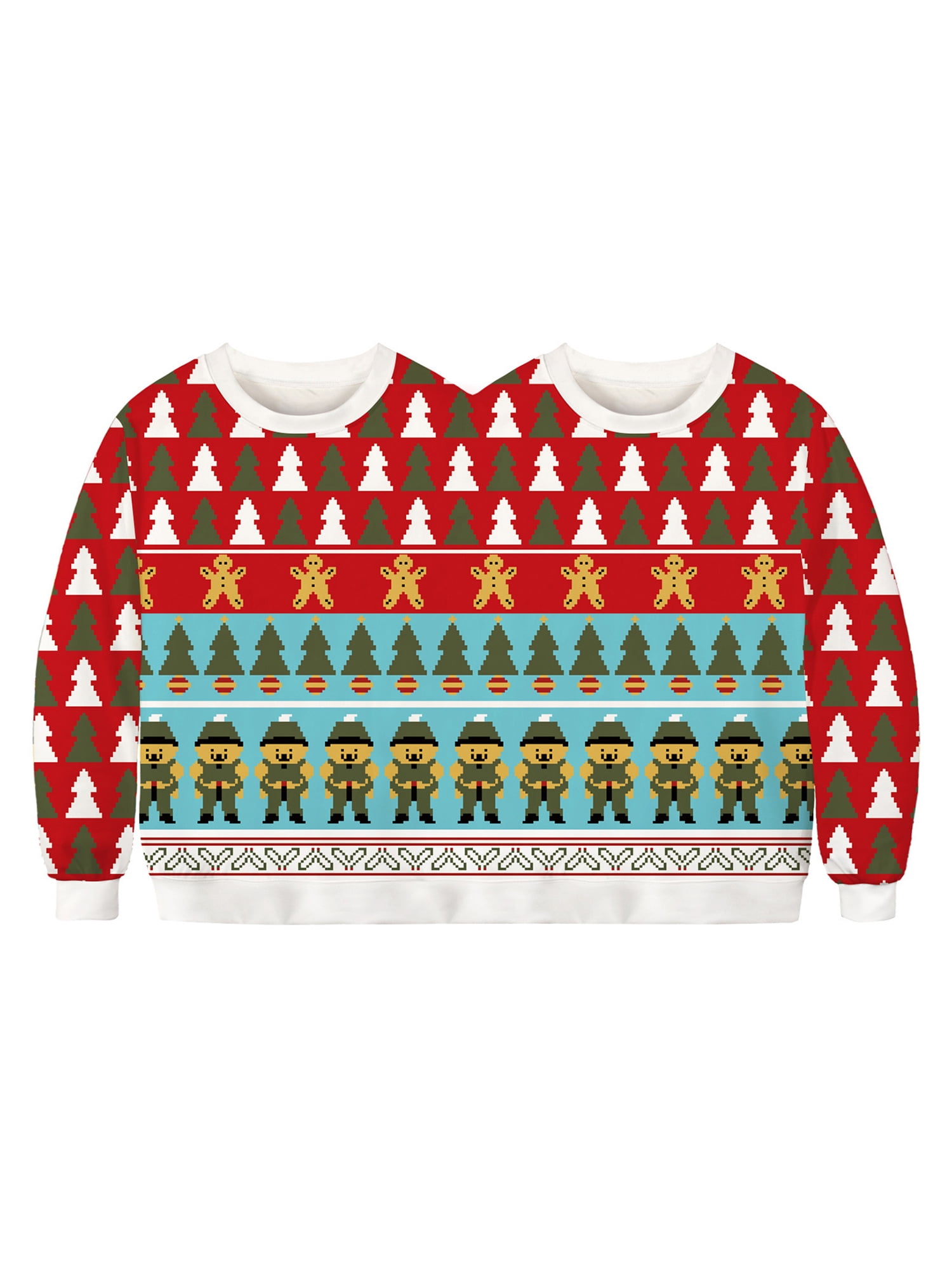 Foute Kersttrui - Duo Trui Twosie - Naughty & Nice