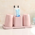 Two Person Washing Cup Home Washing Appliance Couple's Tooth Cup Three