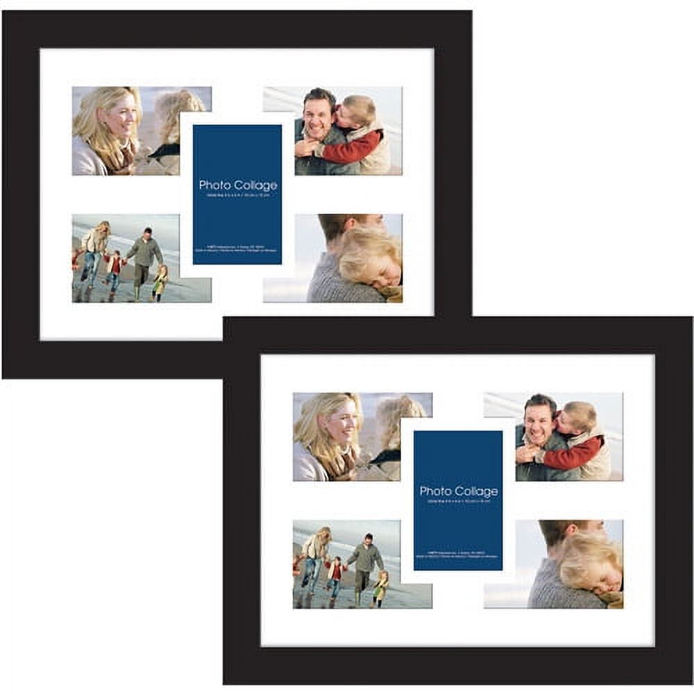 Two Piece 12" x 16" Collage Frame Wide Gallery Set, Black, Set of 2 - image 1 of 1