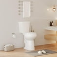 TwoPiece Elongated Toilet 19" Bowl Height, Standard Seat Included