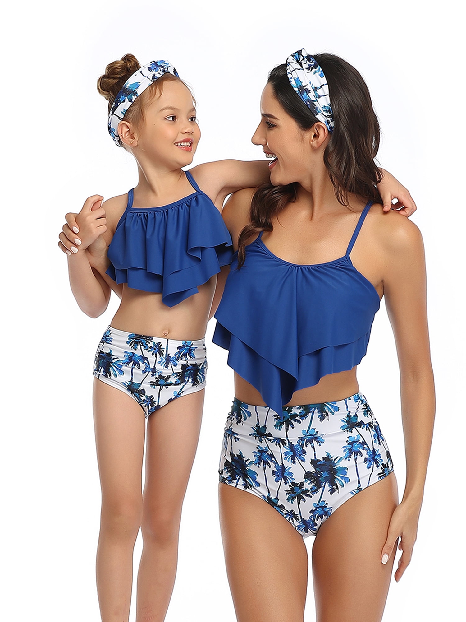 Two Piece Family Matching Swimsuit Parent-Child Mother Daughter